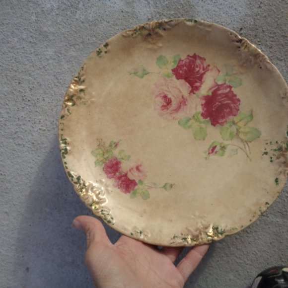 Antique Wheeling La Belle China Gold edged… - Picture 3 of 7